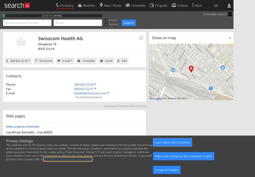 
                            7. Swisscom Health AG - search.ch