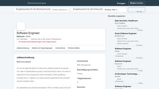 
                            7. Swisscom - JW stellt Software Engineer in Zürich, CH ein | LinkedIn Jobs