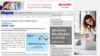 
                            6. Swisscom Mobile ID für E-Banking bei Postfinance - IT Magazine