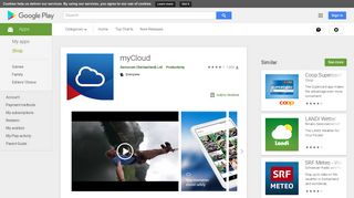 
                            10. Swisscom myCloud – Apps bei Google Play