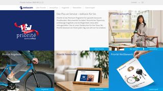 
                            8. Swisscom Priorité | Sie haben es sich verdient.