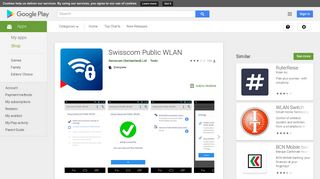 
                            9. Swisscom Public WLAN – Apps bei Google Play