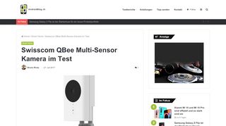 
                            5. Swisscom QBee Multi-Sensor Kamera im Test – AndroidBlog.ch