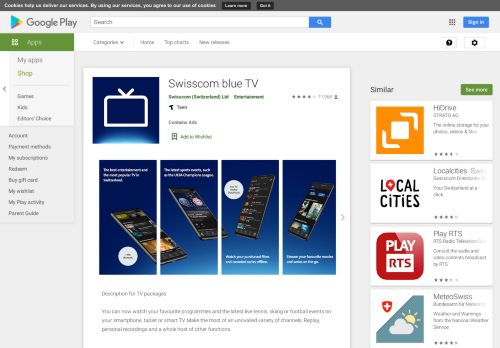 
                            8. Swisscom TV Air - App su Google Play