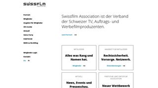 
                            9. Swissfilm Association | Home