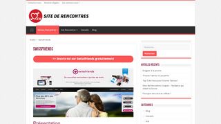 
                            4. Swissfriends : avis, test et critiques - Comparatif site de Rencontres en ...