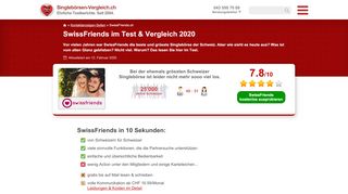 
                            7. Swissfriends.ch Login – Wie geht's am schnellsten?