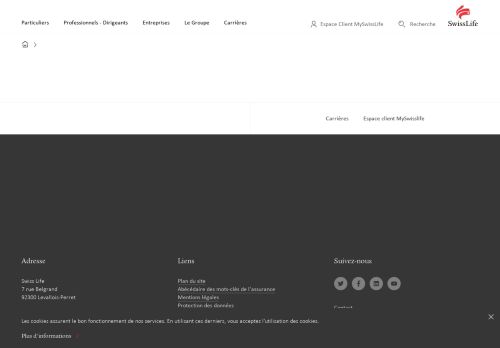 
                            6. SwissLife.fr - Avez-vous créé votre Espace Client?
