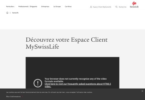 
                            3. SwissLife.fr - Découvrez votre Espace Client MySwissLife