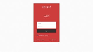 
                            1. swissQprint extranet | Login