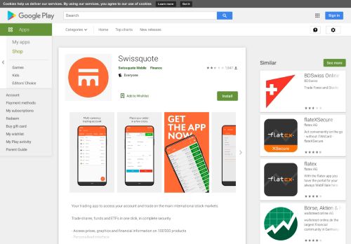 
                            8. Swissquote – Apps bei Google Play