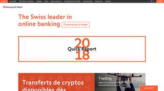 
                            2. Swissquote : Tradez les marchés en ligne avec un leader mondial