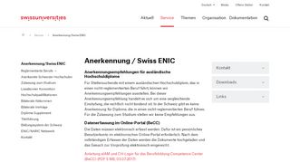 
                            9. swissuniversities - Anerkennung/Swiss ENIC