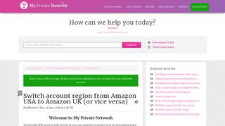 
                            5. Switch account region from Amazon USA to Amazon UK (or vice versa ...