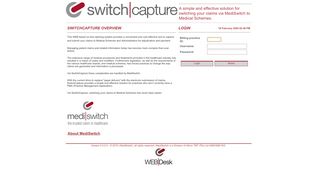 
                            3. Switch Capture - Login - MediSwitch