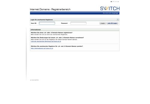 
                            4. SWITCH - Internet Domains