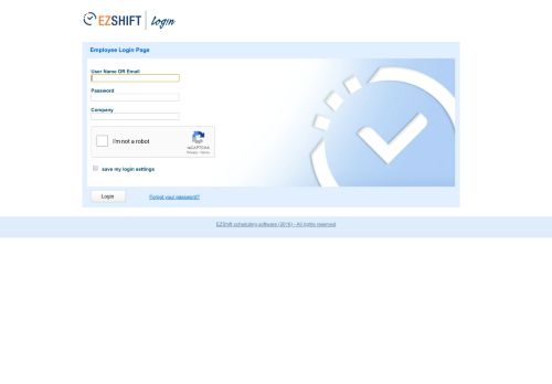 
                            3. Switch to desktop site - EZShift - Employee Login