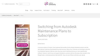 
                            12. Switching from Autodesk Maintenance Plans to Subscription – Cadline ...