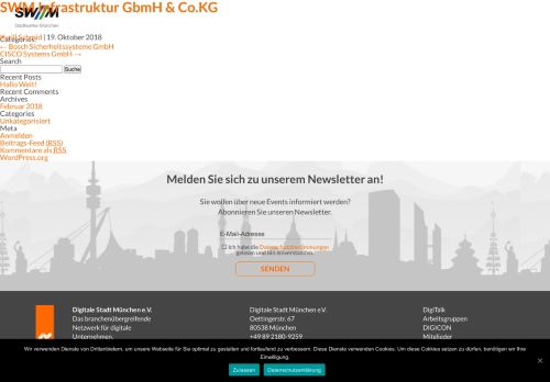 
                            11. SWM Infrastruktur GbmH & Co.KG - Digitale Stadt München e.V.