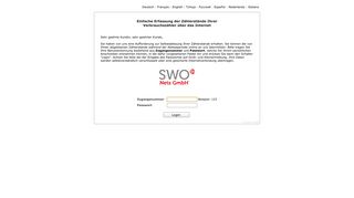 
                            7. SWO Netz GmbH - Zählerablesung online