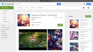 
                            6. Sword of Chaos - Fúria Fatal – Apps no Google Play