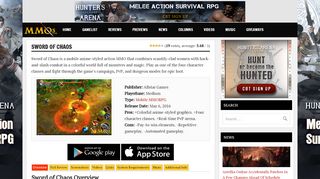 
                            11. Sword of Chaos Game Review - MMOs.com