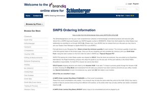 
                            11. SWPS Ordering Information - Schlumberger Store