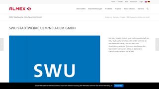 
                            12. SWU Stadtwerke Ulm/Neu-Ulm GmbH – Almex