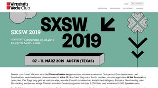 
                            12. SXSW 2019 – WirtschaftsWoche Club