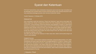 
                            6. Syarat dan Ketentuan