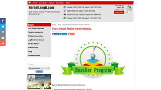 
                            11. Syarat Menjadi Reseller Varash Indonesia. - HerbalLangit.com