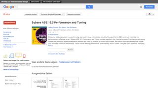 
                            3. Sybase ASE 12.5 Performance and Tuning