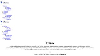 
                            12. Sydney: #1 Free WordPress Business Theme - aThemes