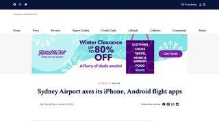 
                            13. Sydney Airport axes its iPhone, Android flight apps - Australian ...