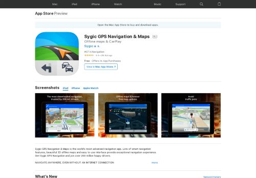 
                            10. Sygic GPS Navigation & Maps on the App Store - iTunes - Apple