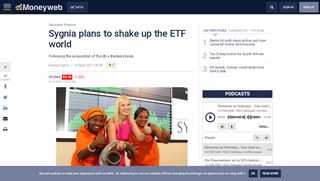 
                            6. Sygnia plans to shake up the ETF world - Moneyweb
