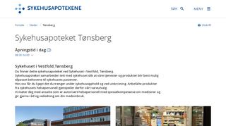 
                            11. Sykehusapoteket Tønsberg - Sykehusapotekene