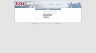 
                            11. Sykes Assistance Services - Electronic Dispatch - Login