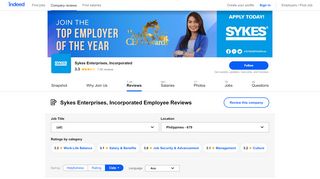 
                            11. Sykes Enterprises, Incorporated Employee Reviews - Indeed