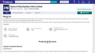 
                            12. Sykes & Ray Equities India Limited, Mumbai - Service Provider of ...