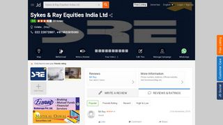 
                            10. Sykes & Ray Equities India Ltd, Colaba - SRE Financial - Share ...