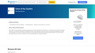 
                            13. Sykes & Ray Equities | Job Openings, Salary & Reviews at AasaanJobs