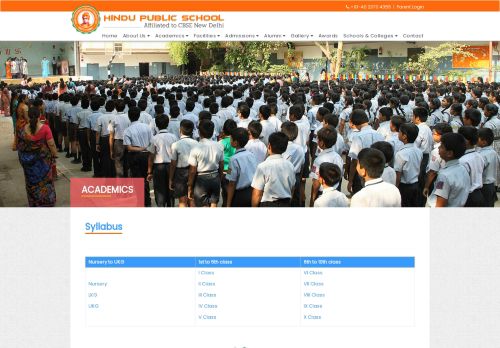 
                            5. Syllabus - Hindu Public School
