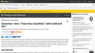 
                            4. Symantec + Box: “That's Box Classified,” with CASB and DLP ...