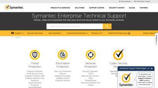 
                            2. Symantec Enterprise Technical Support