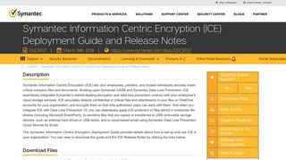 
                            12. Symantec Information Centric Encryption (ICE) Deployment Guide and ...