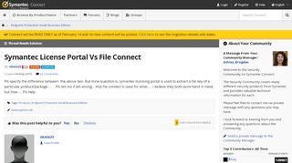 
                            10. Symantec License Portal Vs File Connect | Symantec ...
