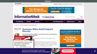 
                            12. Symantec Offers SaaS Endpoint Security - InformationWeek