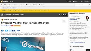 
                            8. Symantec Wins Box Trust Partner of the Year | Symantec Connect ...