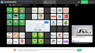
                            3. Symbaloo - Save bookmarks and favorite websites online